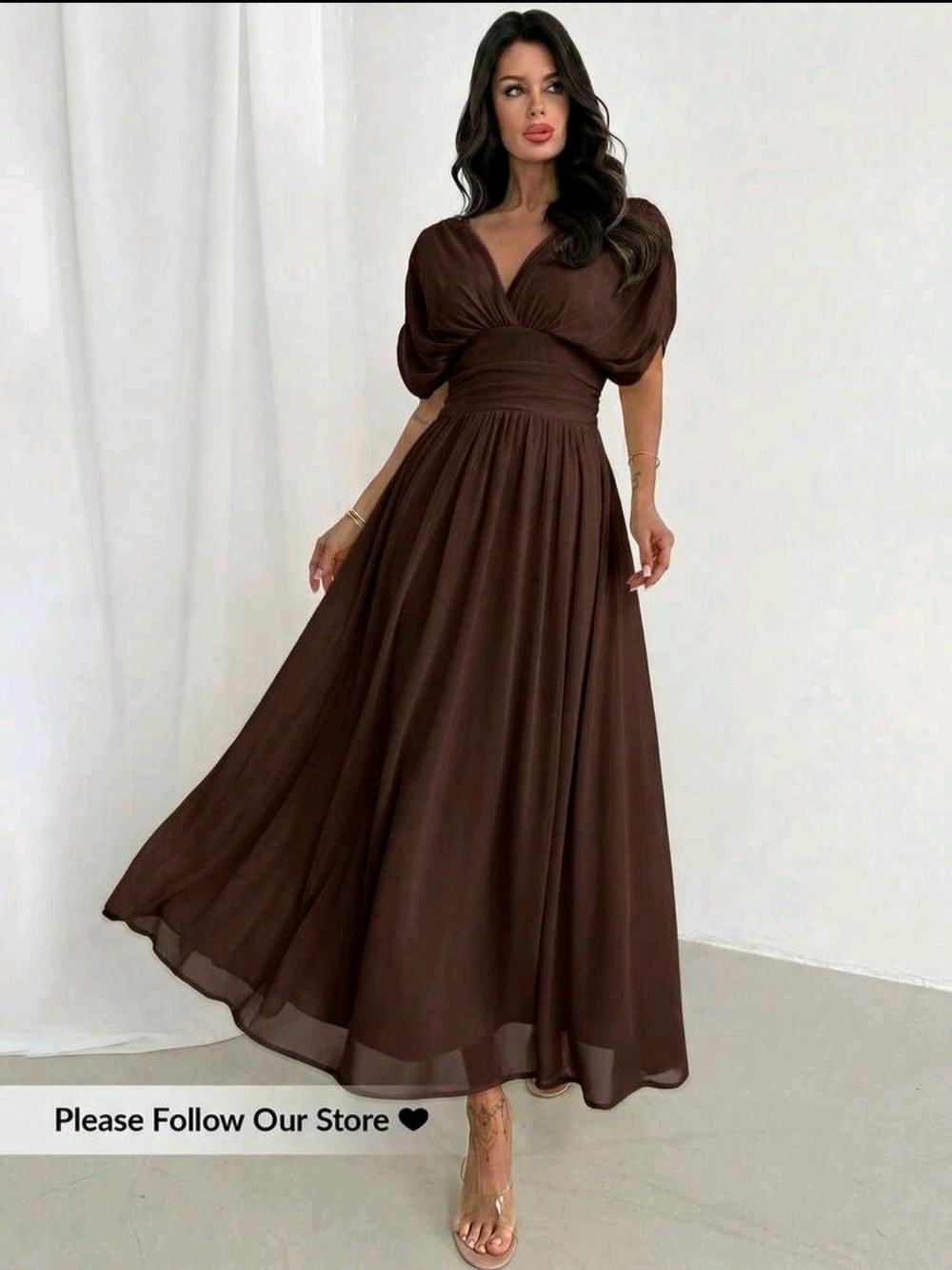 Hermoso Vestido Color Brown Puerto Rico
